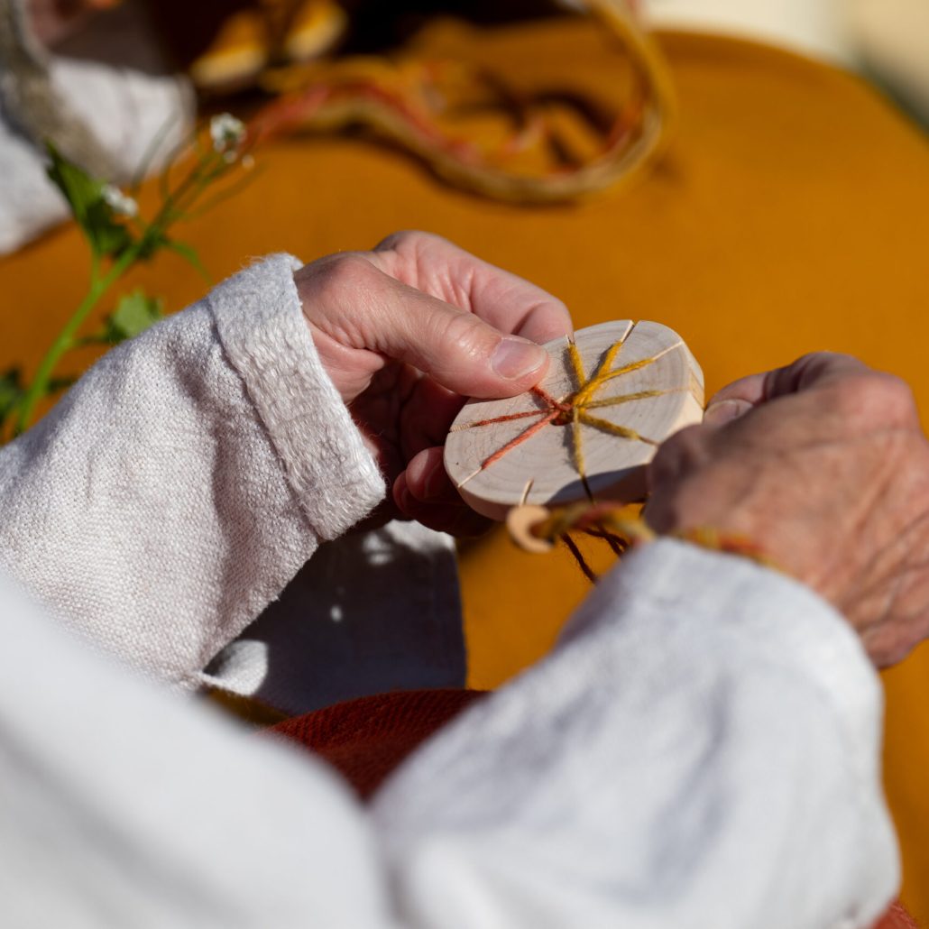 Kultursejlads Als, Jernalderhåndværk, foto Pato Soto